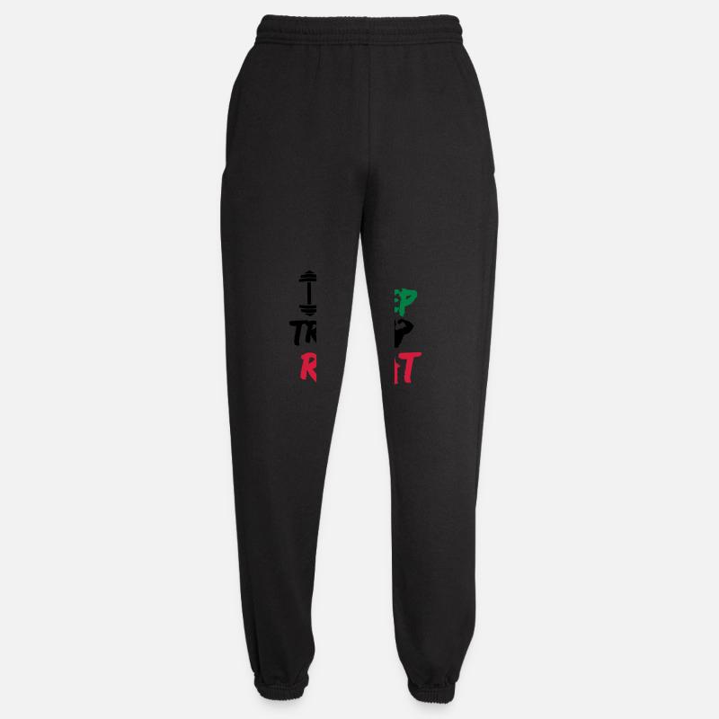 eat sleep train repeat - Unisex Joggers - black