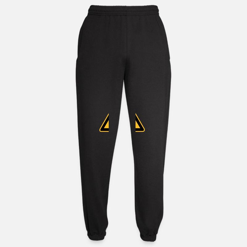 schild straßenbau baustelle - Unisex Jogginghose - Schwarz