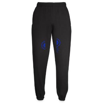 Maus Wand Loch Mauseloch Guckt Süß Lustig Comic - Unisex Jogginghose - Schwarz - Vorne - AI Model Female 172 light (172cm)