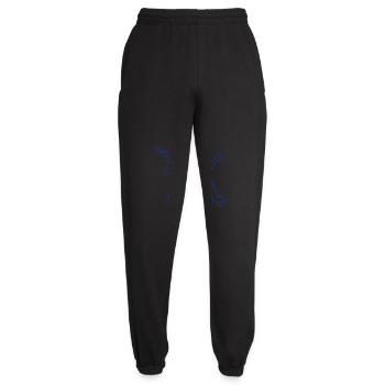 2 Bunnies Dabbing Dab Dance Pose Dancing Friends Team - Unisex Joggers - black - Front - AI Model Female 172 light (172cm)
