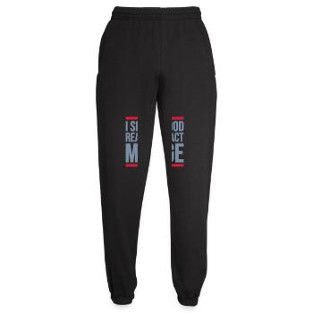 to act my age - Unisex Joggers - black - Front - AI Model Female 172 light (172cm)
