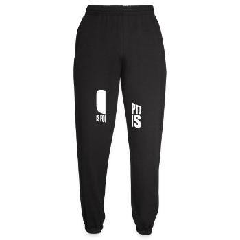 crypto is for virgins - Unisex Joggers - black - Front - AI Model Female 172 light (172cm)