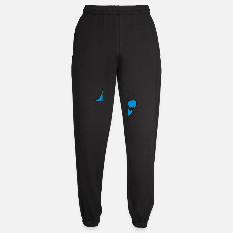 Bande dessinée de requin - Pantalon de jogging unisexe - noir