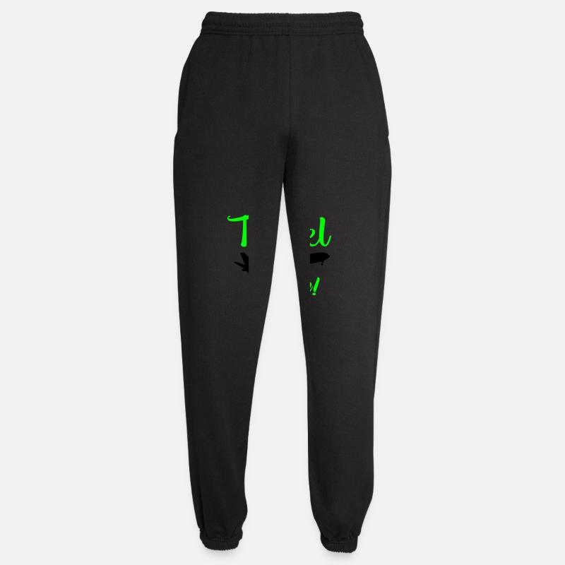 travel is life - Unisex Jogginghose - Schwarz