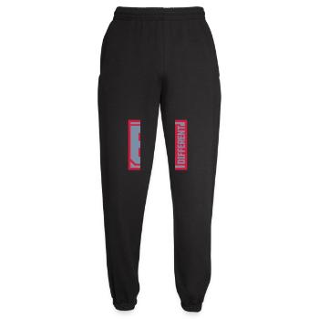 Soyez différent Logo Design - Pantalon de jogging unisexe - noir - Devant - AI Model Female 172 light (172cm)