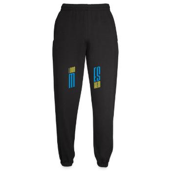 Date Mistakes Quote Logo - Unisex Joggers - black - Front - AI Model Female 172 light (172cm)