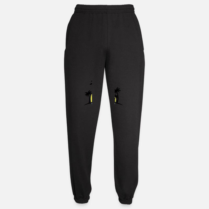 Beach Palms 3 - Unisex Joggers - black