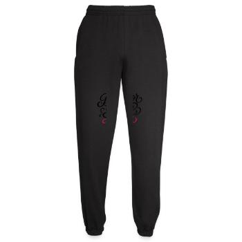 Bachelor Party Team - Unisex Joggers - black - Front - AI Model Female 172 light (172cm)