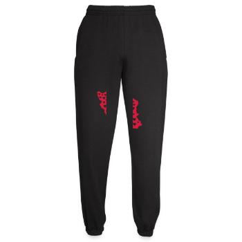 iran love - Unisex Joggers - black - Front - AI Model Female 172 light (172cm)