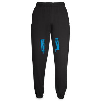 junggesellen crew - Unisex Jogginghose - Schwarz - Vorne - AI Model Female 172 light (172cm)