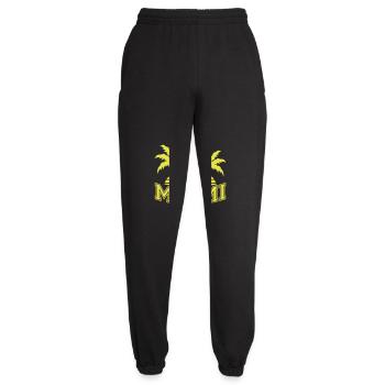 Miami USA Palmen Strand Sonne Amerika Florida Logo - Unisex Jogginghose - Schwarz - Vorne - AI Model Female 172 light (172cm)