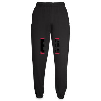 Be different Logo Design - Unisex Joggers - black - Front - AI Model Female 172 light (172cm)