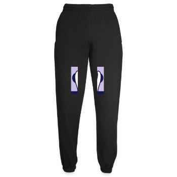 3 Weise Affen Nichts Hören Taub Hält Ohren Zu Affe - Unisex Jogginghose - Schwarz - Vorne - AI Model Female 172 light (172cm)