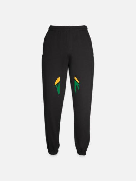 Mountains Sun Conifers - Unisex Joggers - black