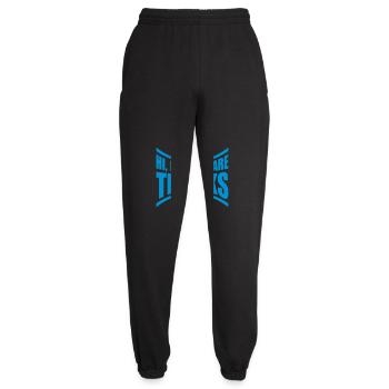 Hi I dont care - Unisex Jogginghose - Schwarz - Vorne - AI Model Female 172 light (172cm)