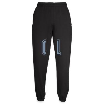 01 eins nummer - Unisex Jogginghose - Schwarz - Vorne - AI Model Female 172 light (172cm)