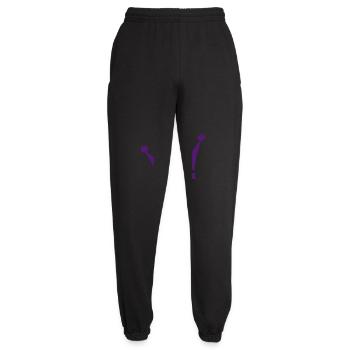 Crown as a symbol - Unisex Joggers - black - Front - AI Model Female 172 light (172cm)