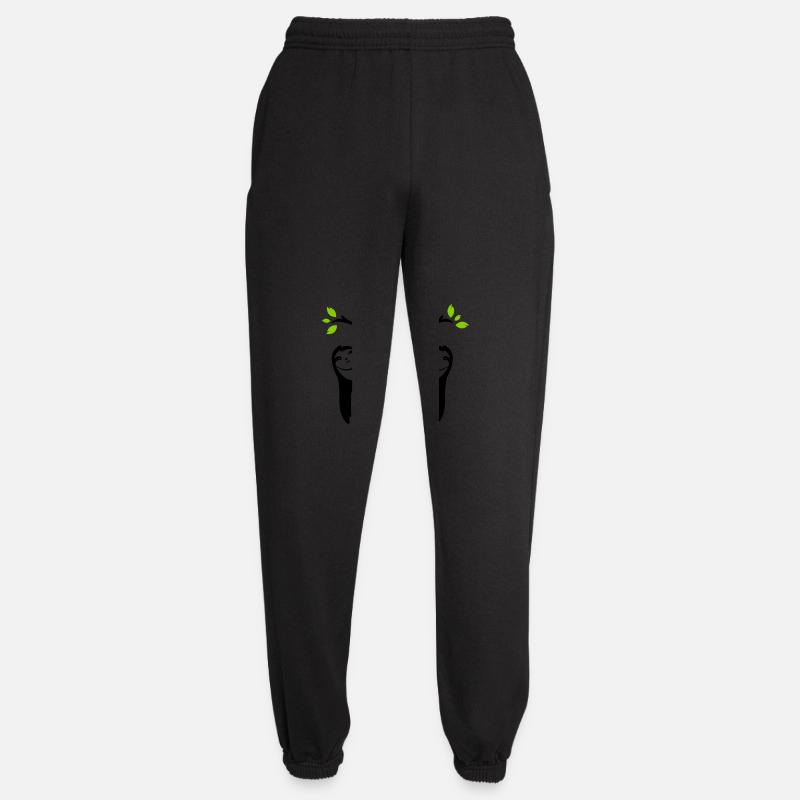 faultiere 02 - Unisex Jogginghose - Schwarz