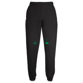 Cool DJ Sheep Sheep Mixer Musique de fête - Pantalon de jogging unisexe - noir - Devant - AI Model Female 172 light (172cm)