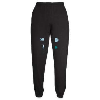 Pisces - Unisex Joggers - black - Front - AI Model Female 172 light (172cm)