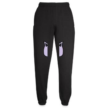 Pretty Cat Looking Happy Cheerful Smiling - Unisex Joggers - black - Front - AI Model Female 172 light (172cm)