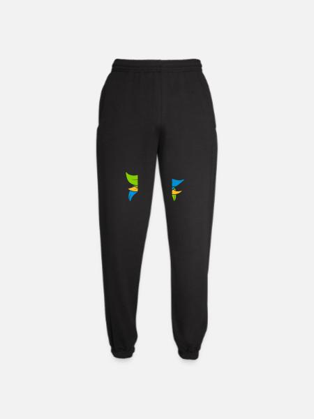 Bunte weibliche Kopfbedeckung Kopftuch - Unisex Jogginghose - Schwarz