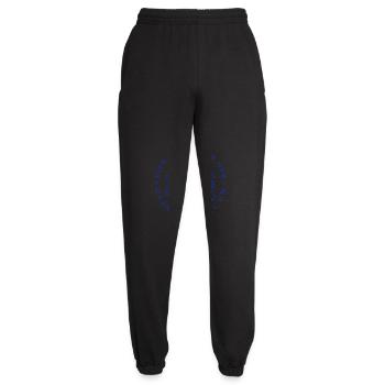 Bees here - Oder ich fall um! - Unisex Joggers - black - Front - AI Model Female 172 light (172cm)