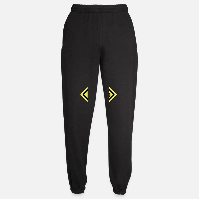 motocross roadsign - Unisex Jogginghose - Schwarz