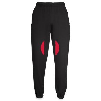 1 color - against capitalism working class war - Unisex Joggers - black - Front - AI Model Female 172 light (172cm)