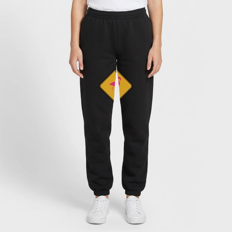 warning note caution caution shield danger fla Unisex Joggers