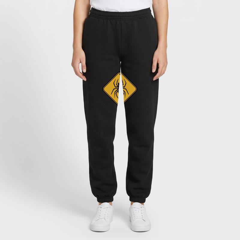 shield warning caution hazard caution zone spider Unisex Joggers