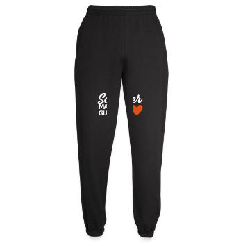 Schlager macht glücklich deutscher Schlager Spruch - Unisex Jogginghose - Schwarz - Vorne - AI Model Female 172 light (172cm)