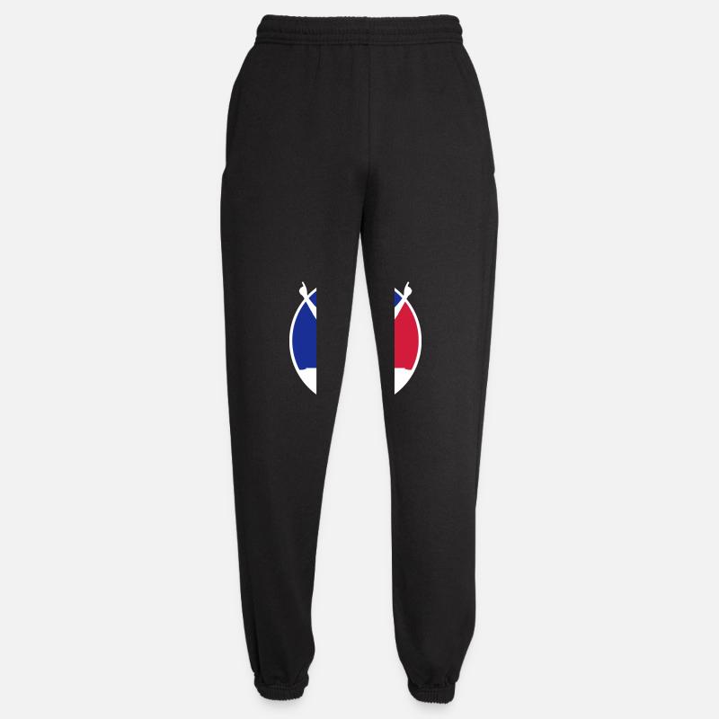 Red Blue DJ - Unisex Joggers - black