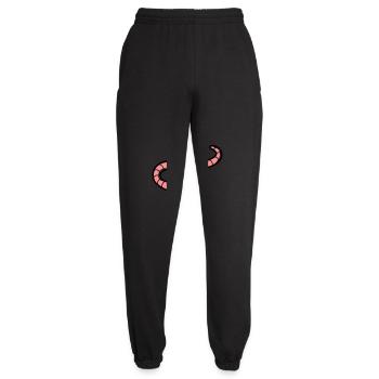 Merry little worm - Unisex Joggers - black - Front - AI Model Female 172 light (172cm)