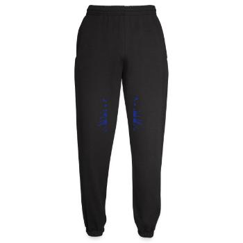 Splash of blobs of float - Unisex Joggers - black - Front - AI Model Female 172 light (172cm)