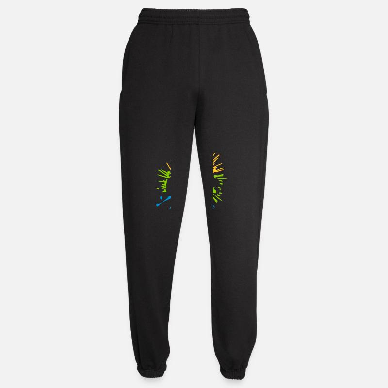 Klecks Text einfügen - Unisex Jogginghose - Schwarz