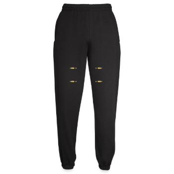 Rahmen Text Bierflaschen - Unisex Jogginghose - Schwarz - Vorne - AI Model Female 172 light (172cm)