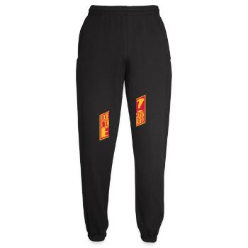 Exercise Extra Fries Zitat - Unisex Jogginghose - Schwarz - Vorne - AI Model Female 172 light (172cm)