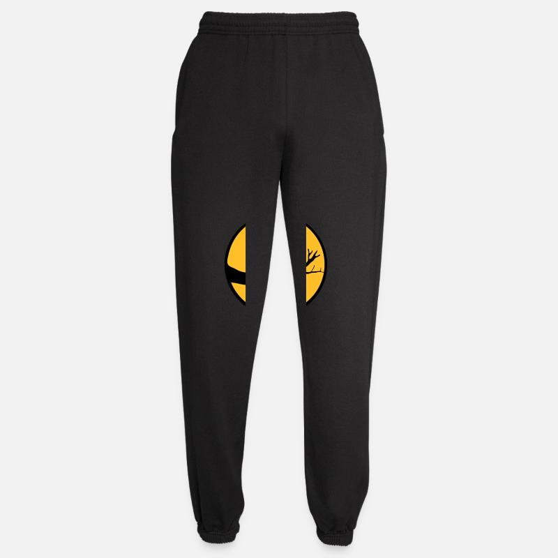 Black Cat Moon Tree - Unisex Joggers - black