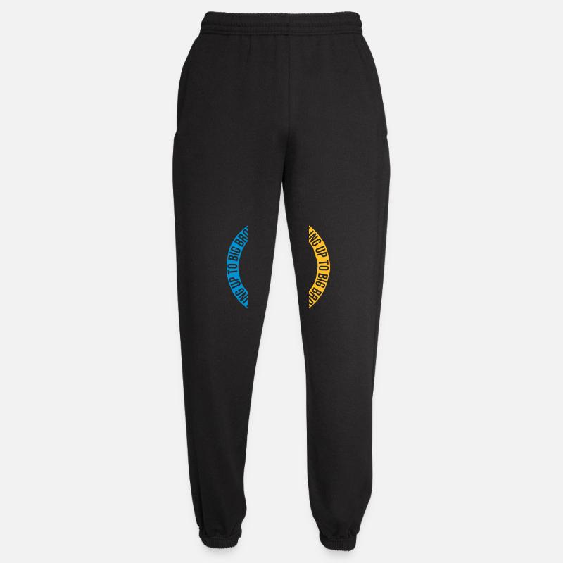 Leveling up big brother - Unisex Jogginghose - Schwarz