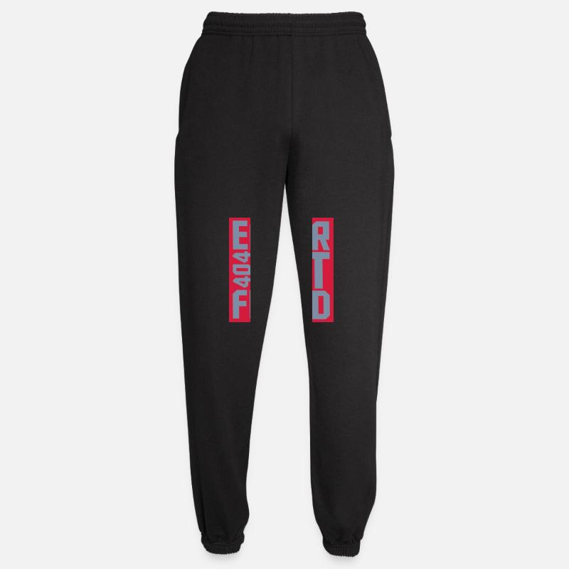 Error 404 not found - Unisex Jogginghose - Schwarz