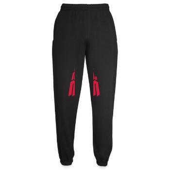 Heavy Metal Mom Logo - Unisex Jogginghose - Schwarz - Vorne - AI Model Female 172 light (172cm)