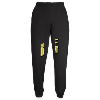 Soyez différent Logo Design - Pantalon de jogging unisexe - noir - Devant - AI Model Female 172 light (172cm)