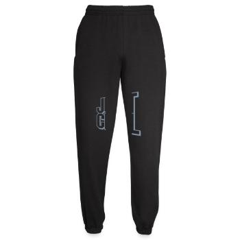Just Chill Text Logo - Unisex Jogginghose - Schwarz - Vorne - AI Model Female 172 light (172cm)