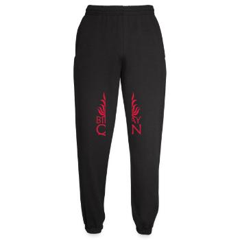 Logo de fête Anniversaire Reine - Pantalon de jogging unisexe - noir - Devant - AI Model Female 172 light (172cm)