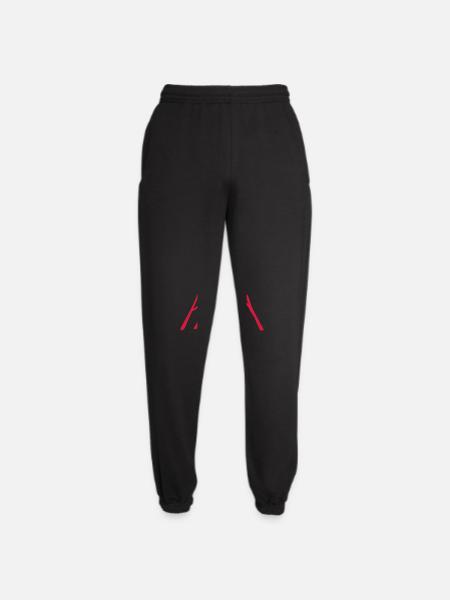 at the fat lets party - Unisex Joggers - black