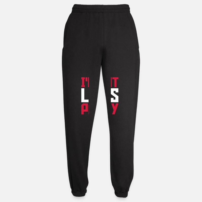 im fat lets party - Unisex Jogginghose - Schwarz