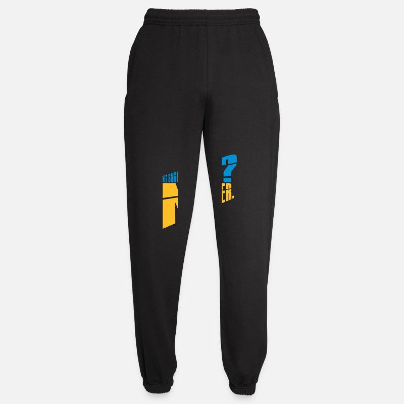 me sarcastic never Zitat - Unisex Jogginghose - Schwarz