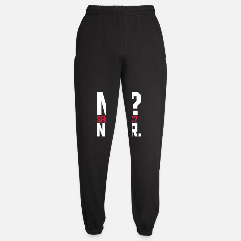 me sarcastic never Zitat - Unisex Jogginghose - Schwarz