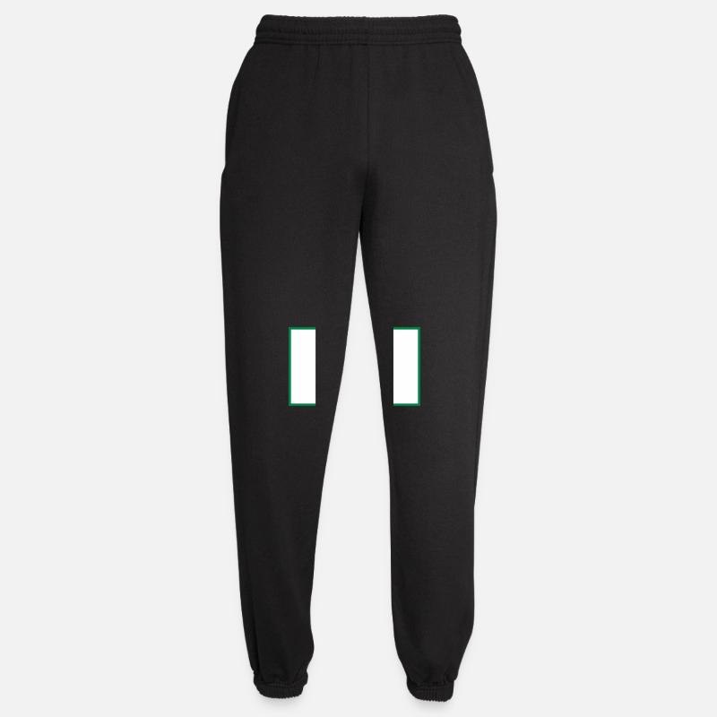 Text present frog shield - Unisex Joggers - black